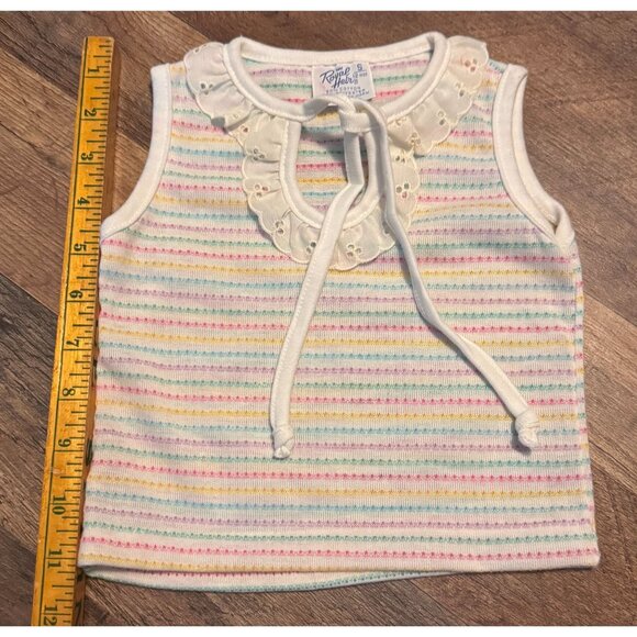VTG Baby Girl 2-Piece Outfit Royal Heir Sz 12 Mos  Striped Top & Purple Shorts - Picture 3 of 8
